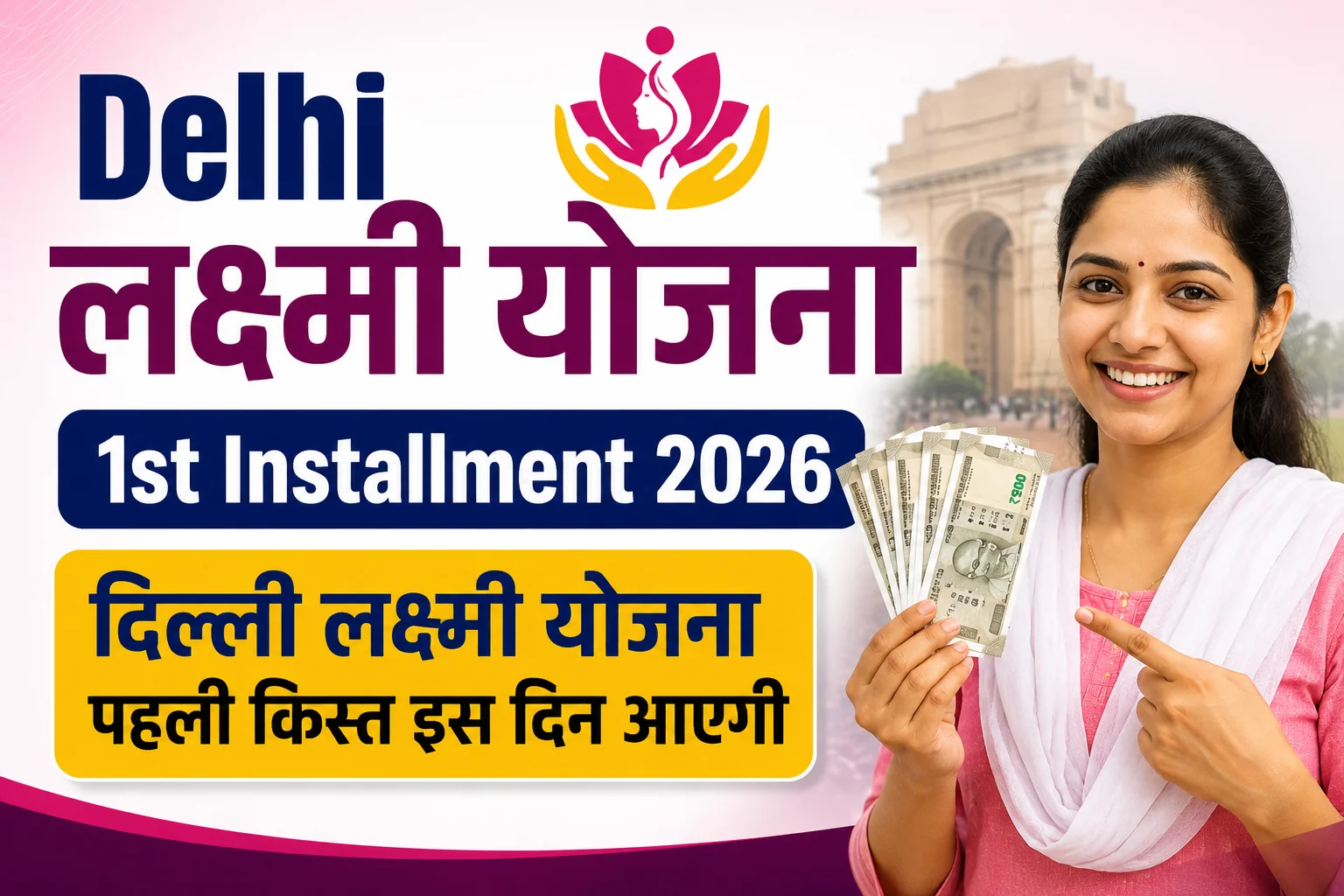Delhi Laxmi Yojana 1st Installment 2026